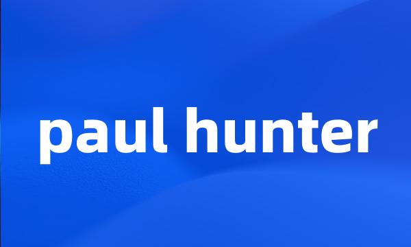 paul hunter