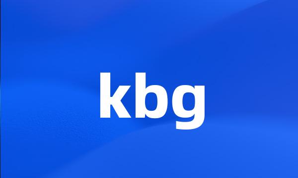 kbg