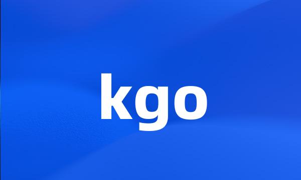 kgo