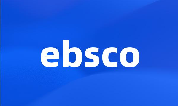 ebsco