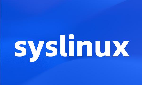 syslinux