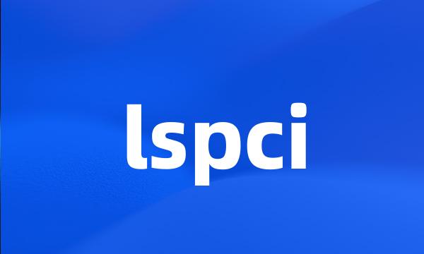 lspci