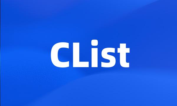 CList