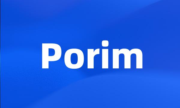 Porim