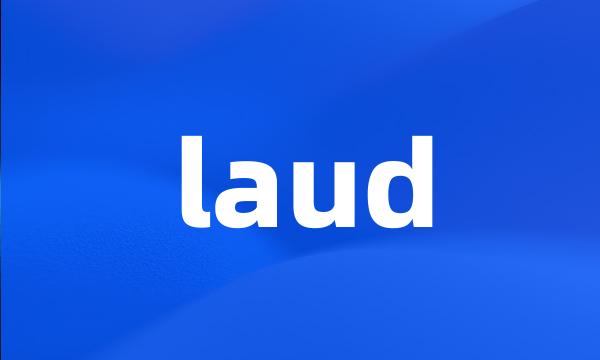 laud