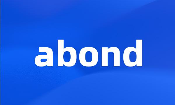 abond