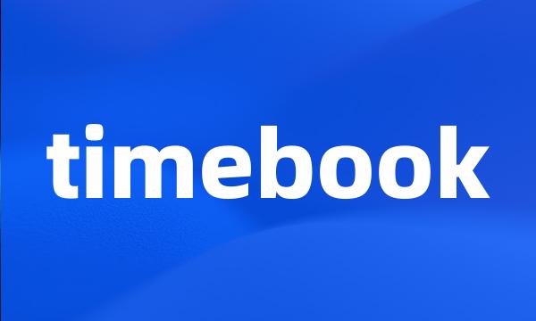 timebook