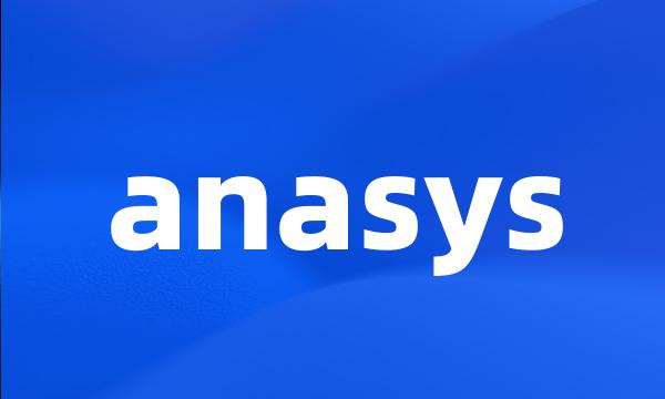 anasys