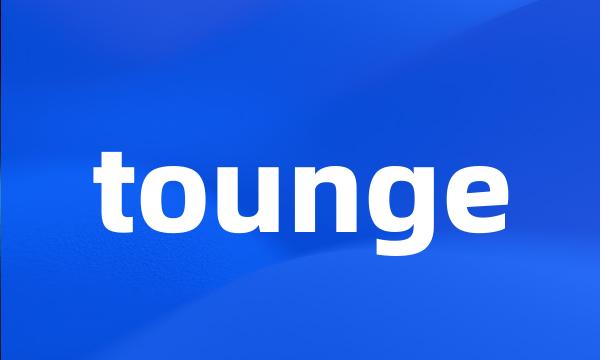 tounge