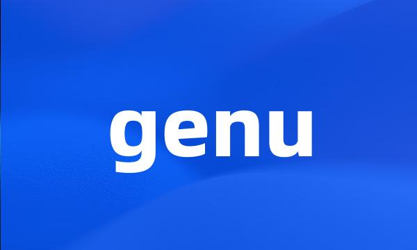 genu