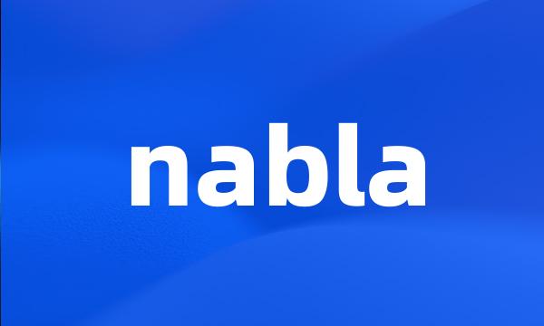 nabla