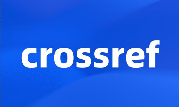 crossref