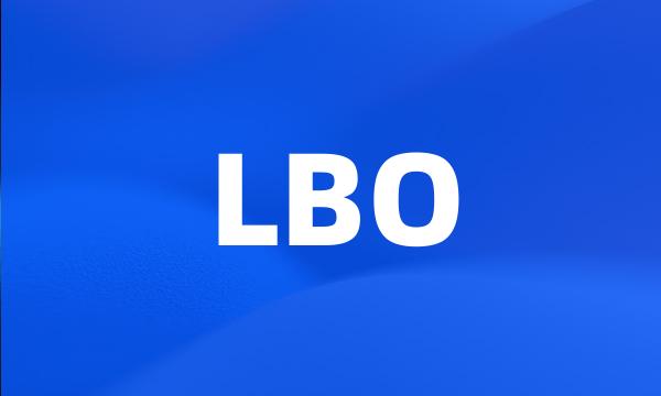 LBO