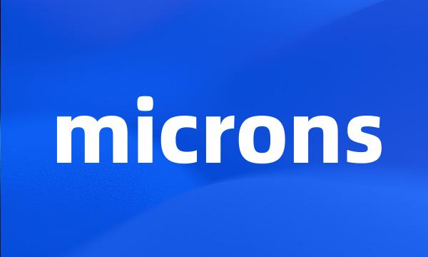 microns