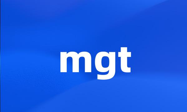 mgt