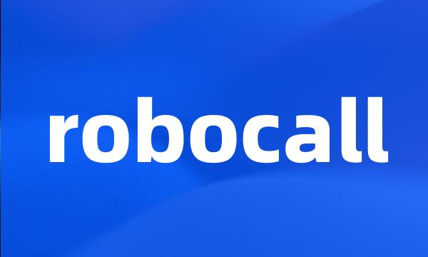 robocall