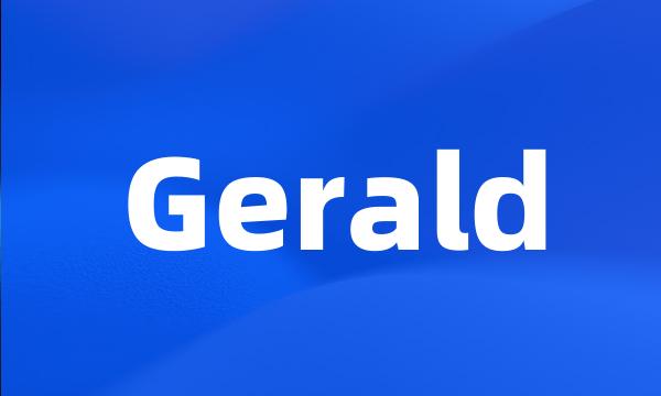 Gerald