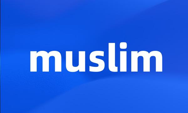 muslim