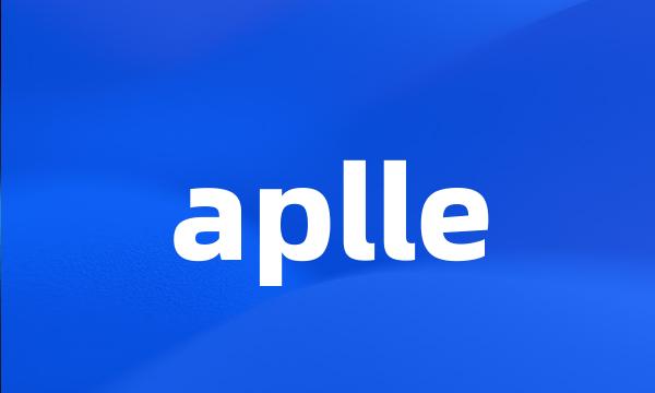 aplle