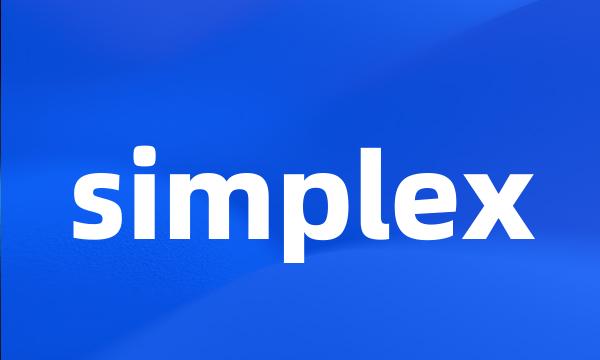 simplex