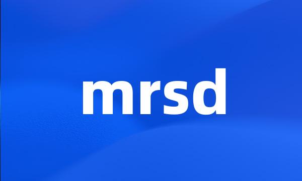 mrsd