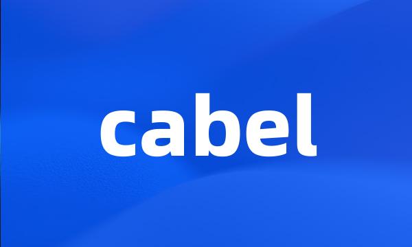 cabel