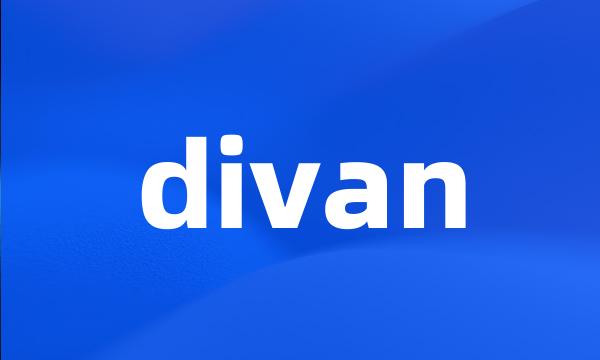 divan