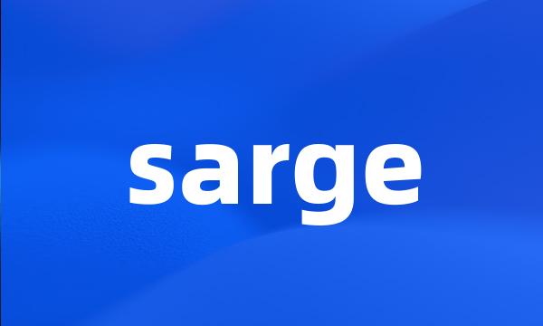 sarge