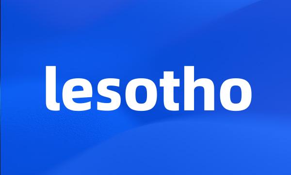 lesotho