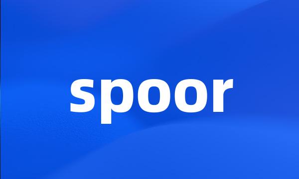 spoor