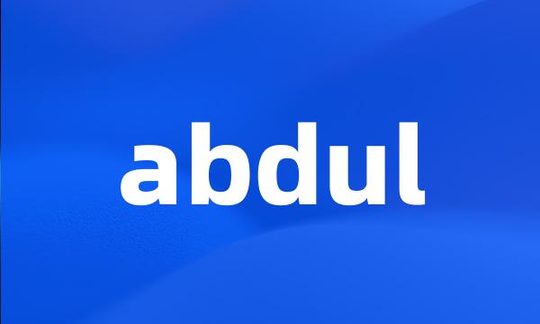 abdul