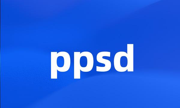 ppsd