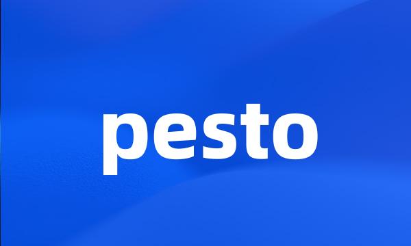 pesto