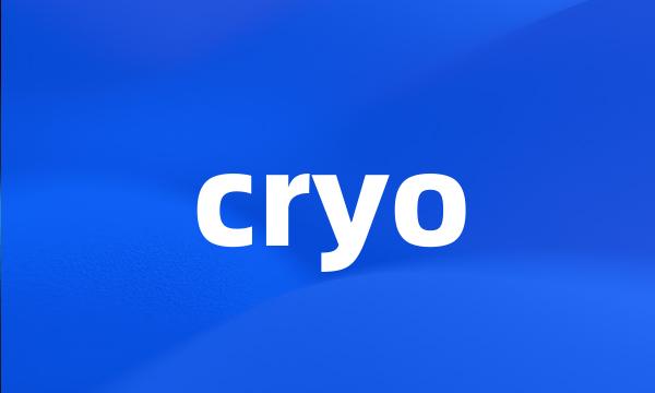 cryo