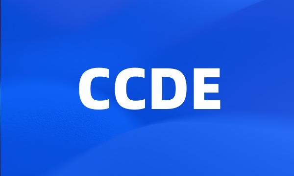 CCDE