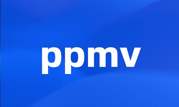 ppmv