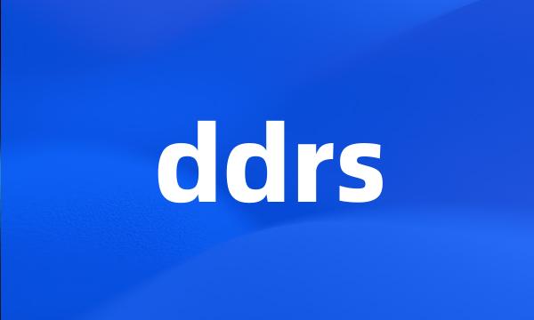 ddrs