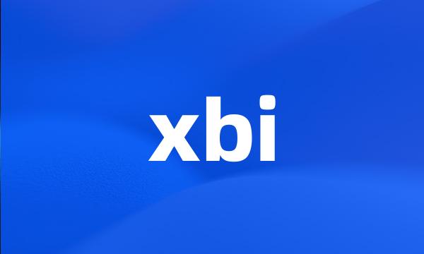 xbi