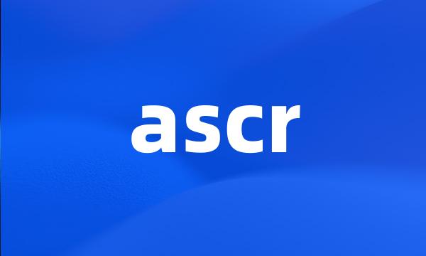 ascr