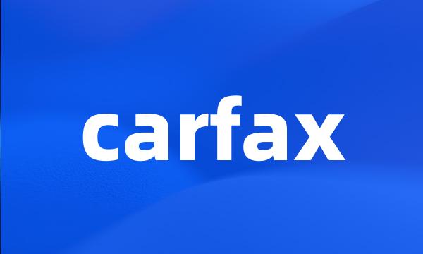 carfax