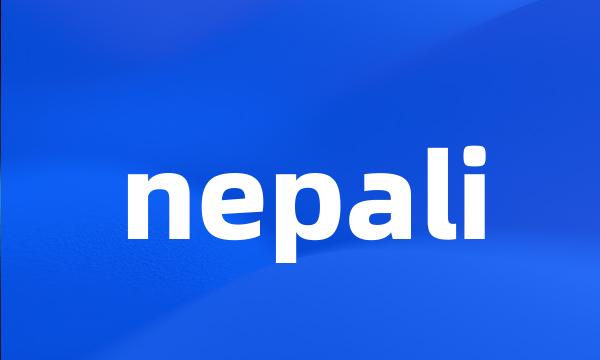 nepali