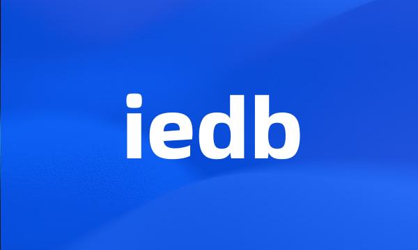 iedb