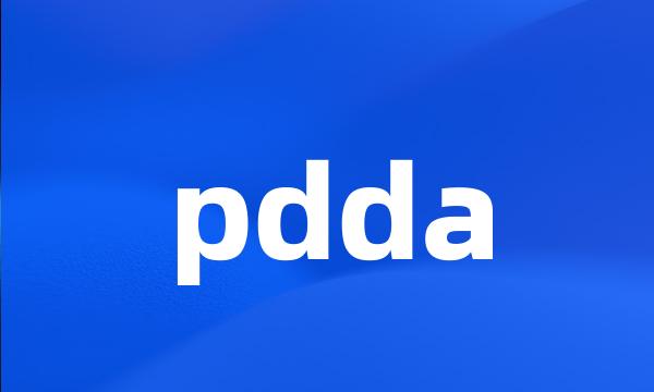 pdda