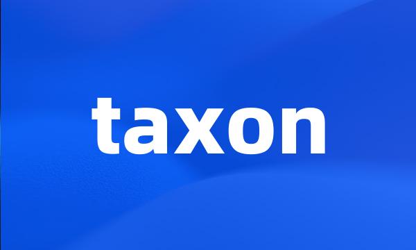 taxon