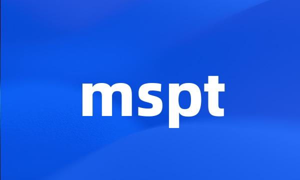 mspt