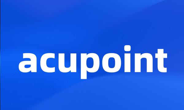 acupoint