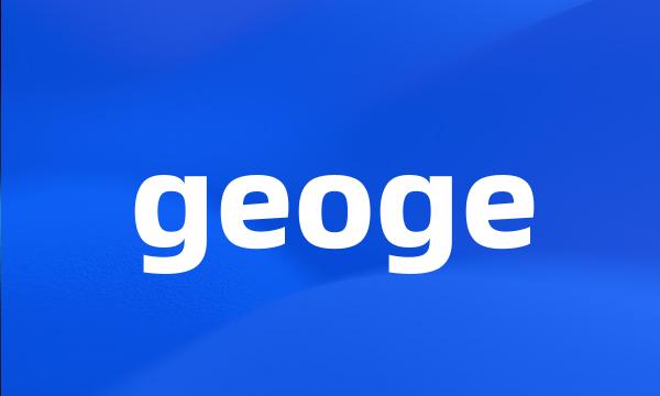 geoge