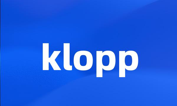 klopp