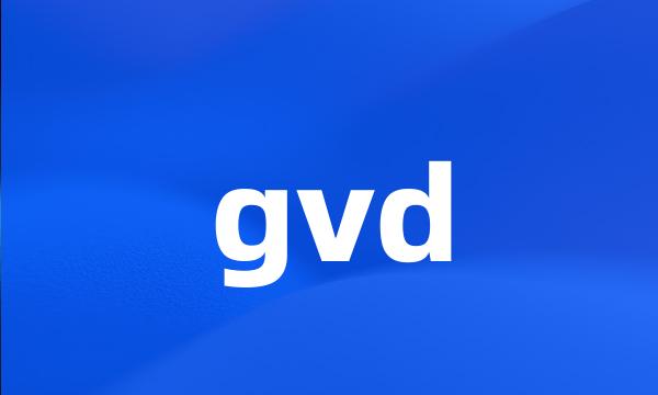 gvd