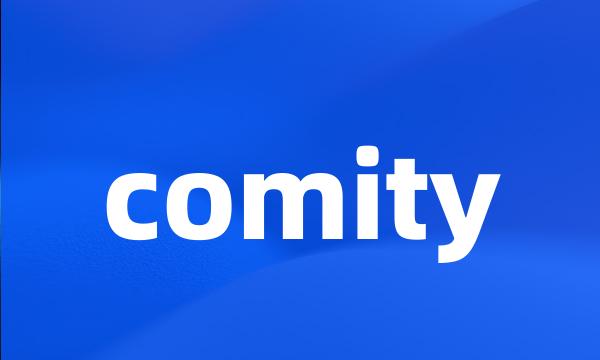 comity